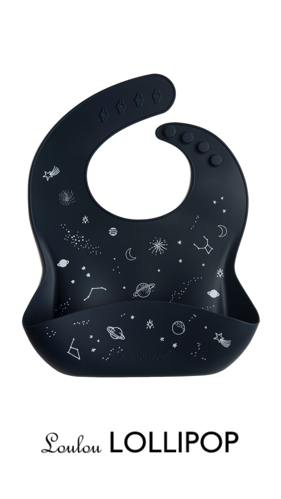 [SALE] Silicone Bib - Space - Little Bearnie 
