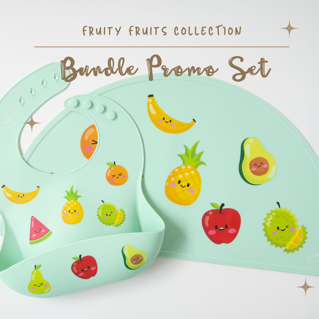 [Bundle] Fruity Fruits Bib & Placemat
