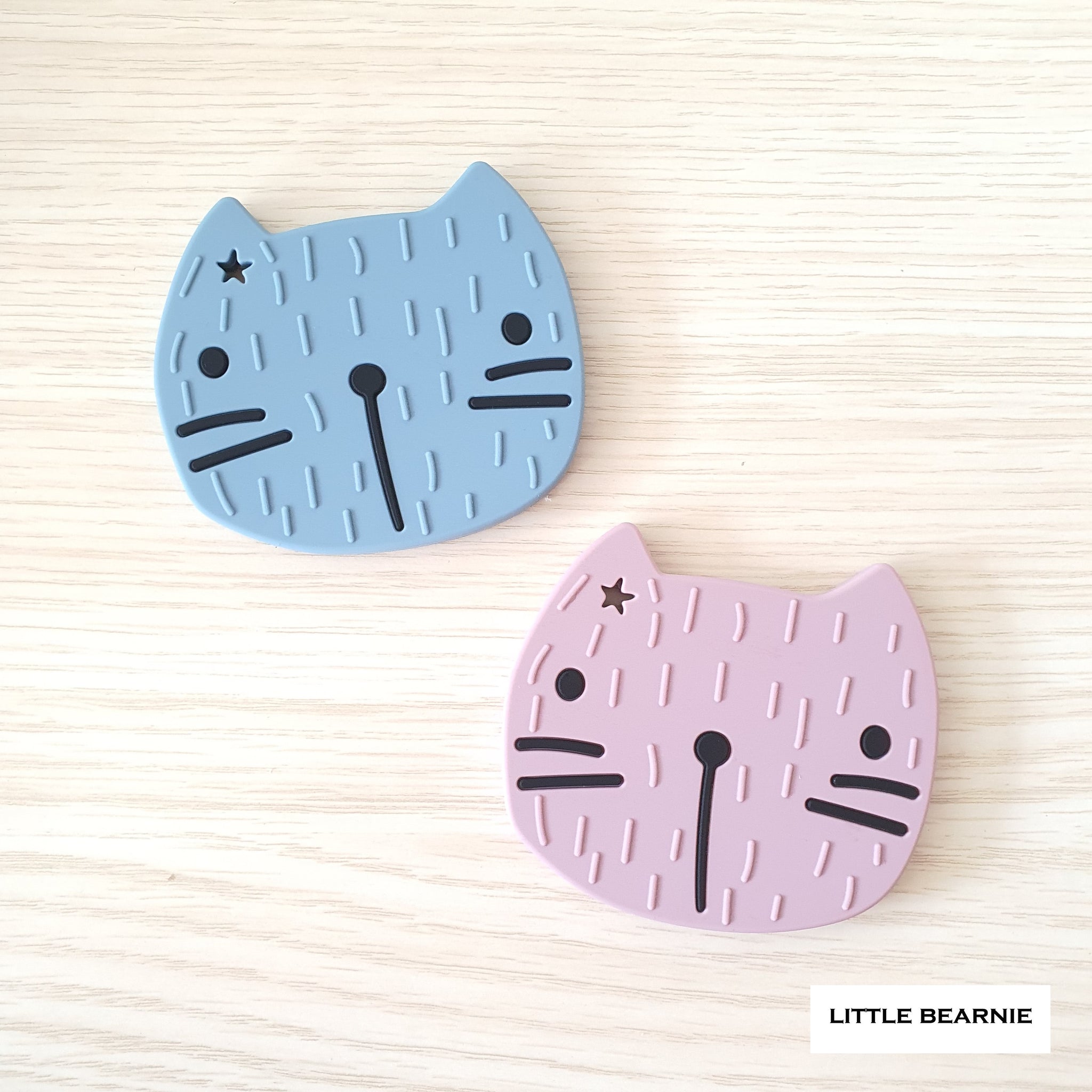 Modern Baby Teether - Cat - Little Bearnie 