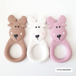 Modern Baby Teether - Moose Deer - Little Bearnie 