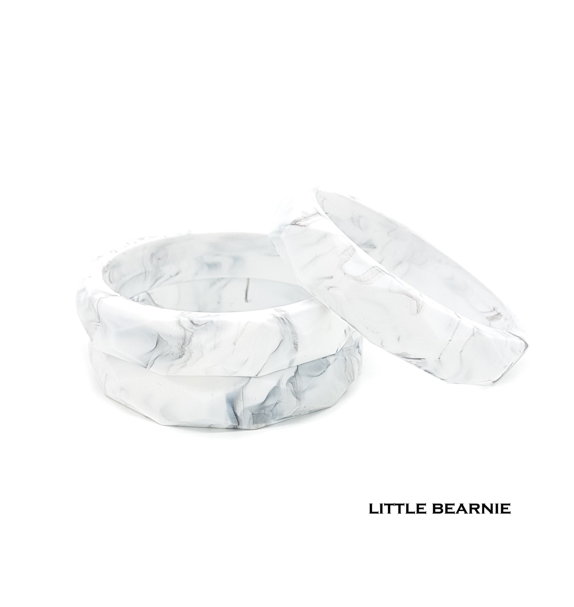 Stylish Teething Bangle - Marble Designed - Little Bearnie 