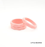 Stylish Teething Bangle - Pastel Pink - Little Bearnie 