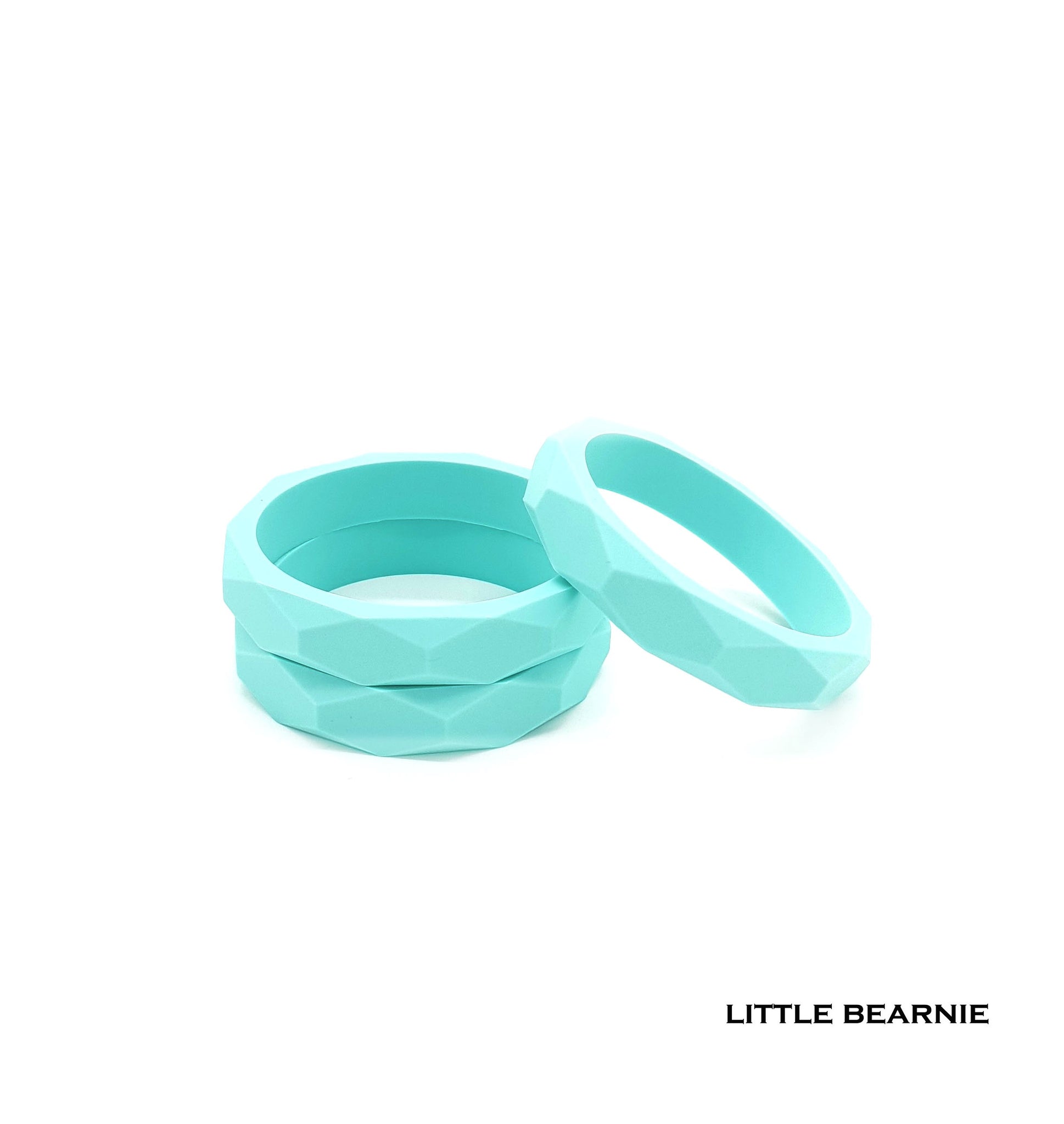 Stylish Teething Bangle - Tiffany Blue - Little Bearnie 