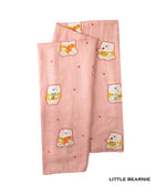 Swaddle / Baby Blanket - Beary Bearnie (Pink) - Little Bearnie 