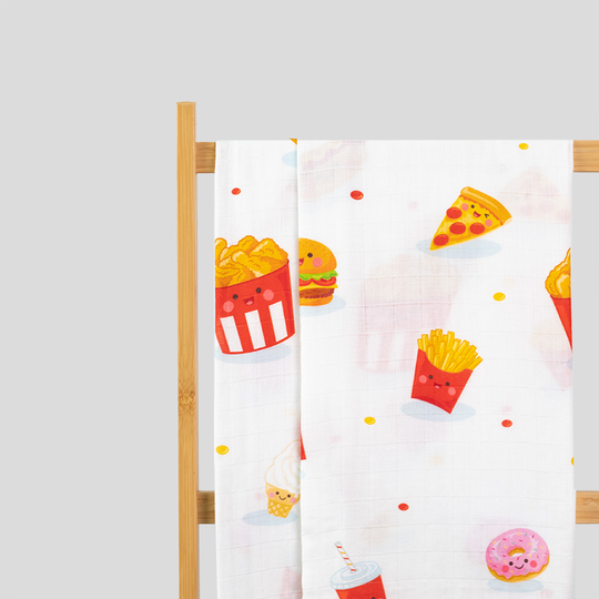 Hello Little One - Baby Luxe Gift Set (Fastfood Series) - Little Bearnie 