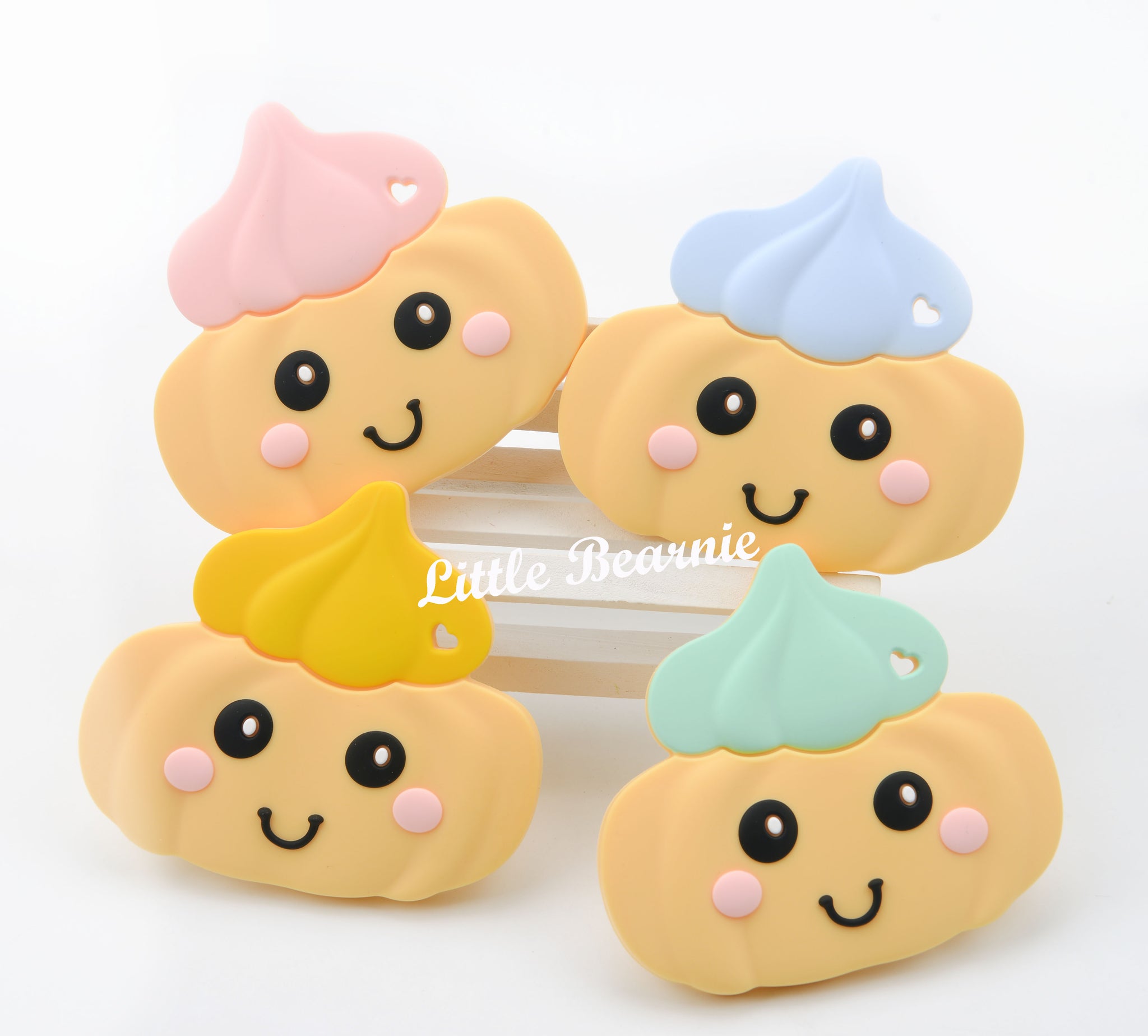 Modern Baby Teether - Gem Biscuit - Little Bearnie 