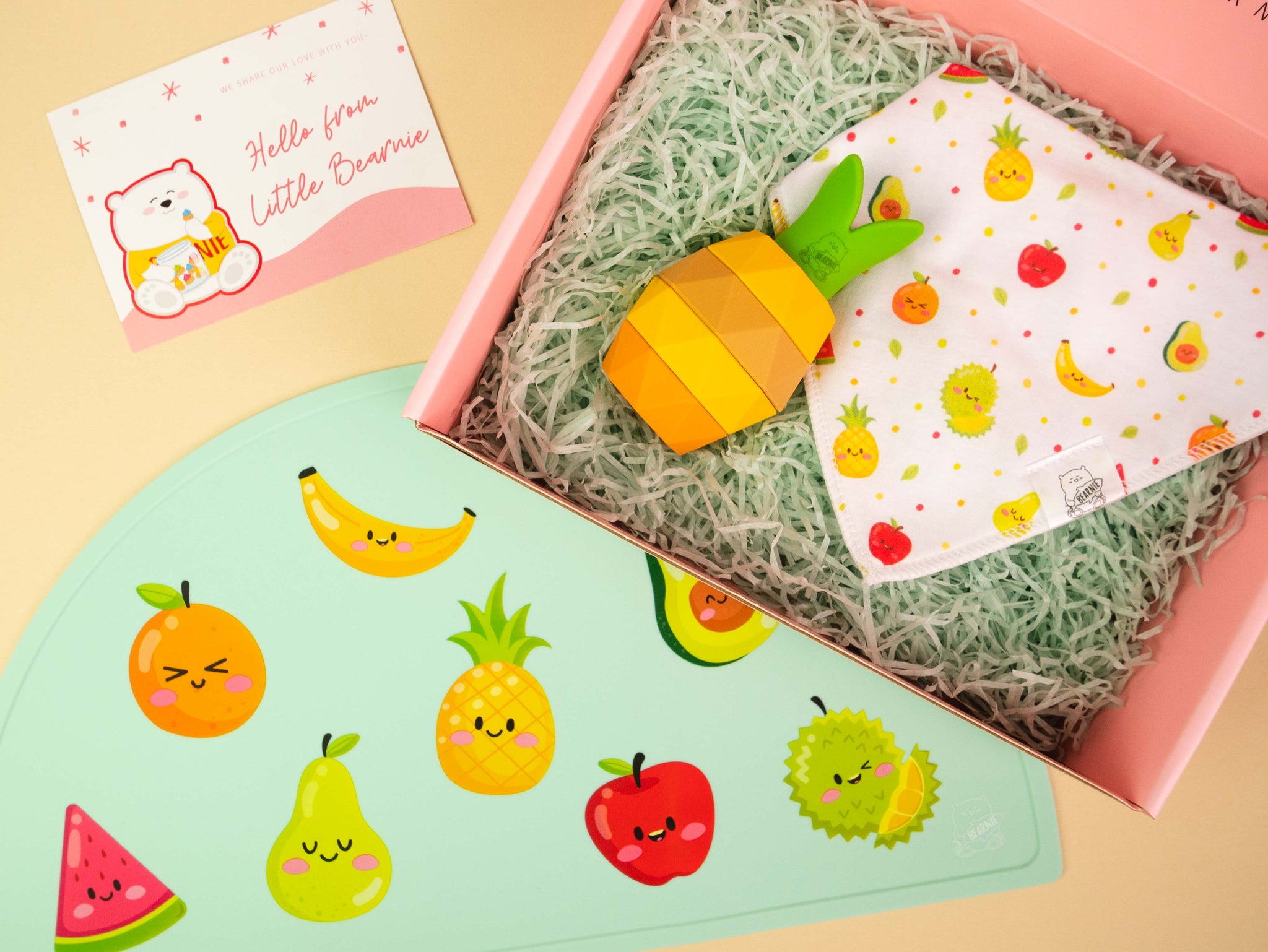 Huat Huat Pineapple Toddler Gift Set - Little Bearnie 