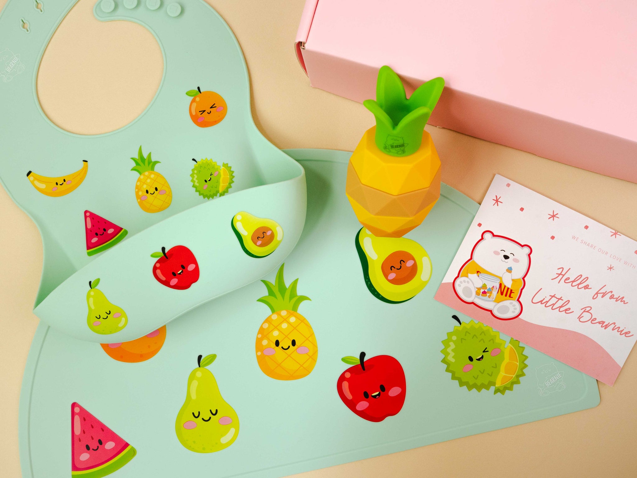 Huat Huat Pineapple Toddler Gift Set - Little Bearnie 