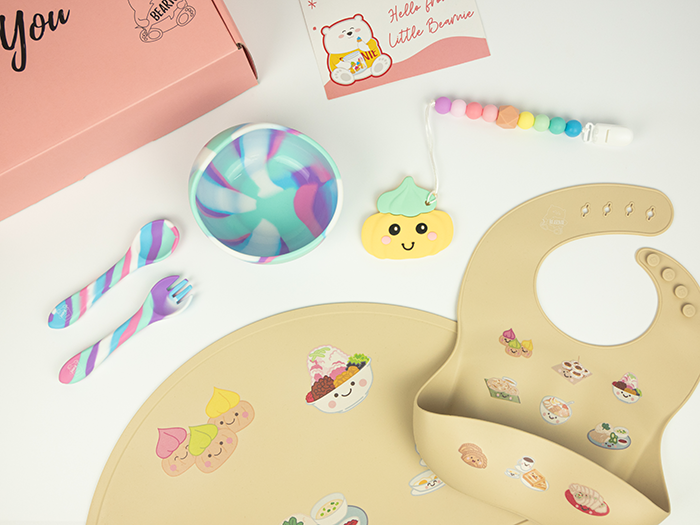 CHEW & EAT - Deluxe Feeding Gift Set - Little Bearnie 