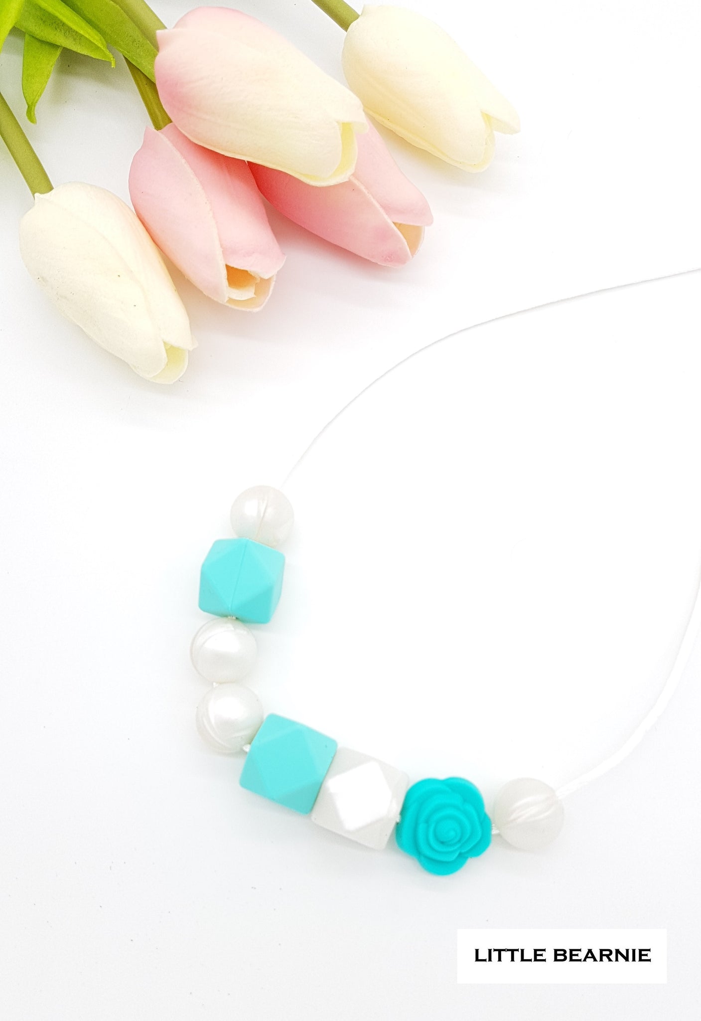 Handmade Beads Necklace  - Tiffany - Little Bearnie 