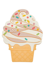 Modern Baby Teether - Swirl Icecream (Choco) - Little Bearnie 
