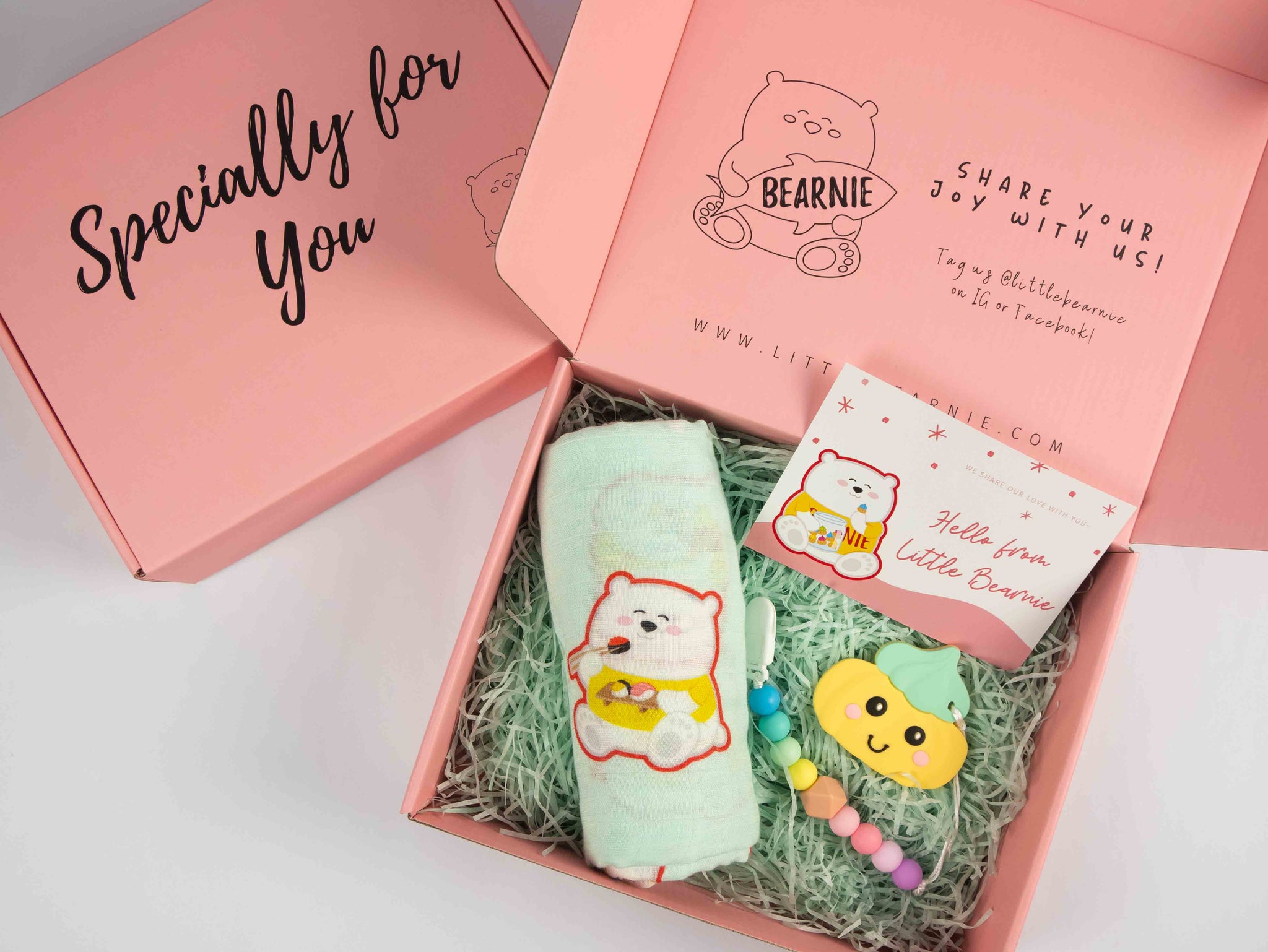Baby Signature Gift Set (Beary Bearnie) - Little Bearnie 