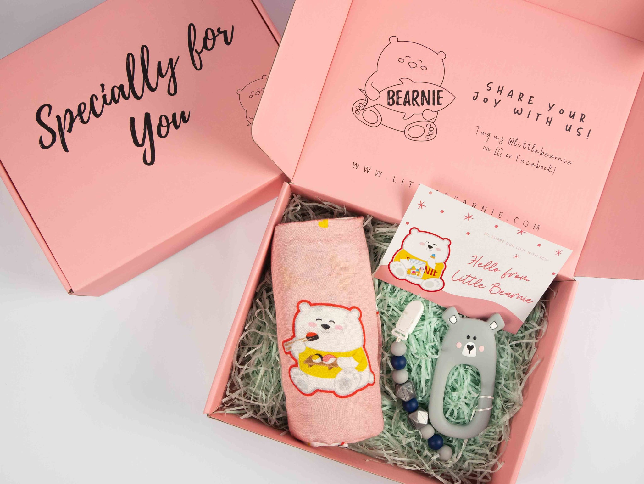 Baby Signature Gift Set (Beary Bearnie) - Little Bearnie 
