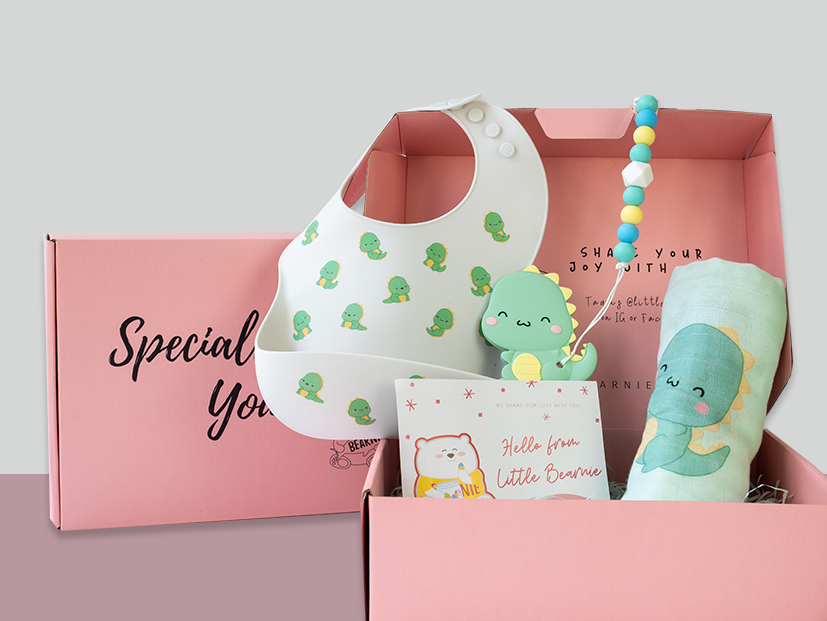 Baby Premium Gift Set (T-Rex Dino Series) - Little Bearnie 