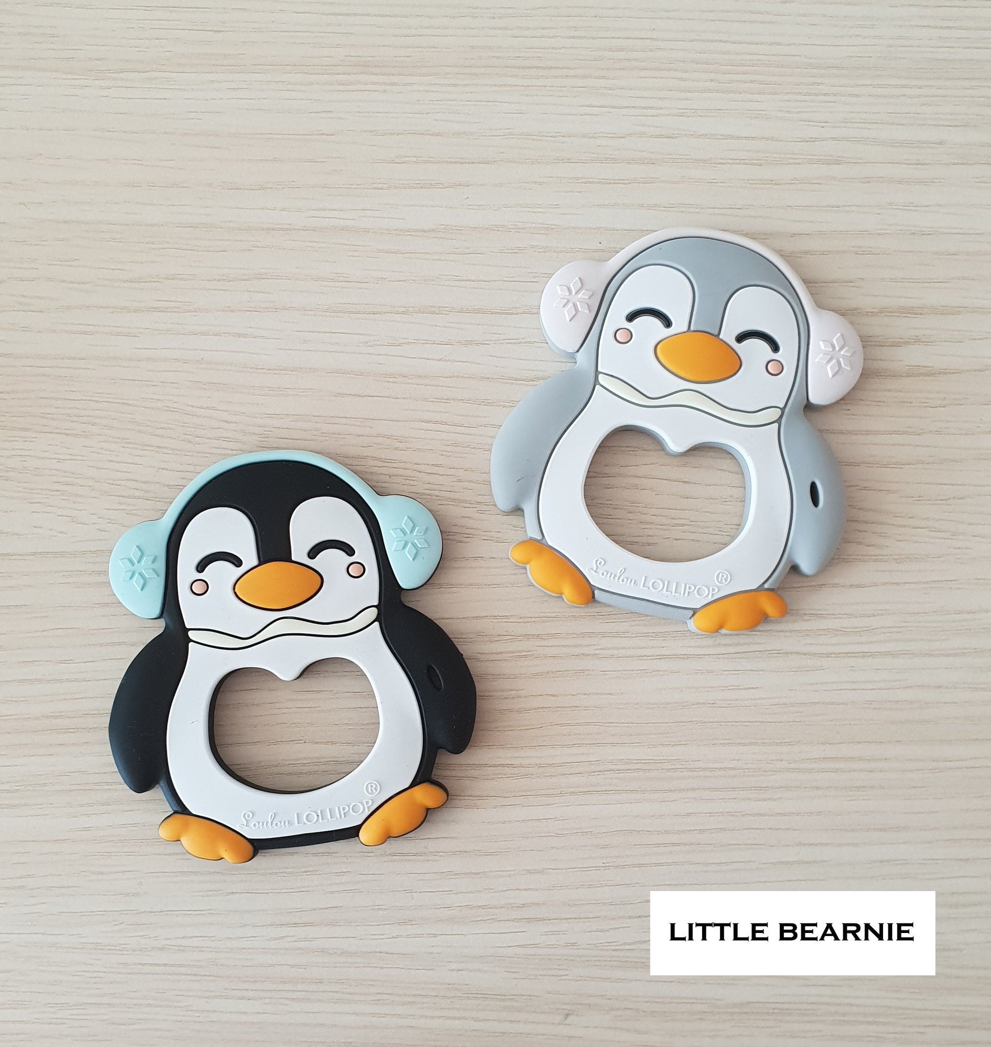 [SALE] Modern Baby Teether - Muffy Penguin - Little Bearnie 