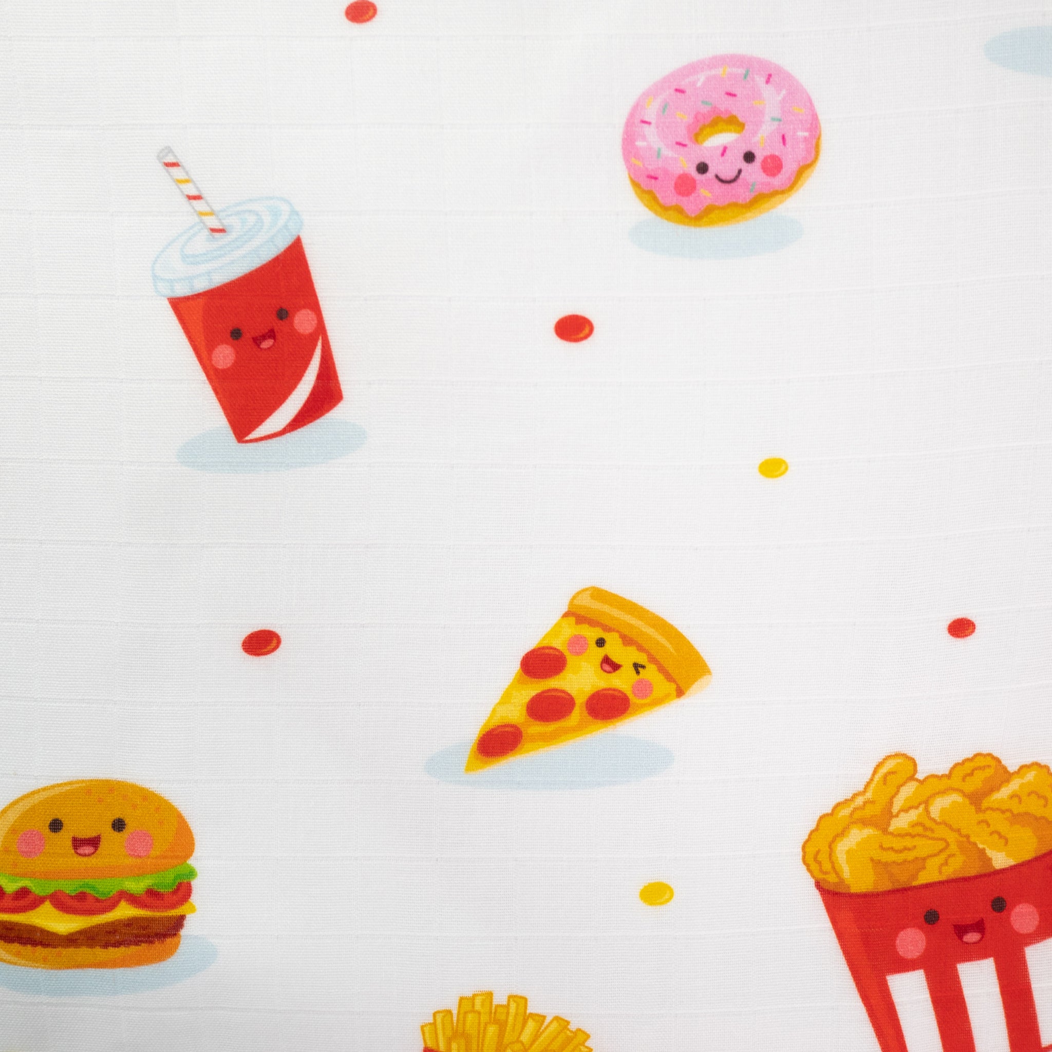Swaddle / Baby Blanket - Fastfood - Little Bearnie 