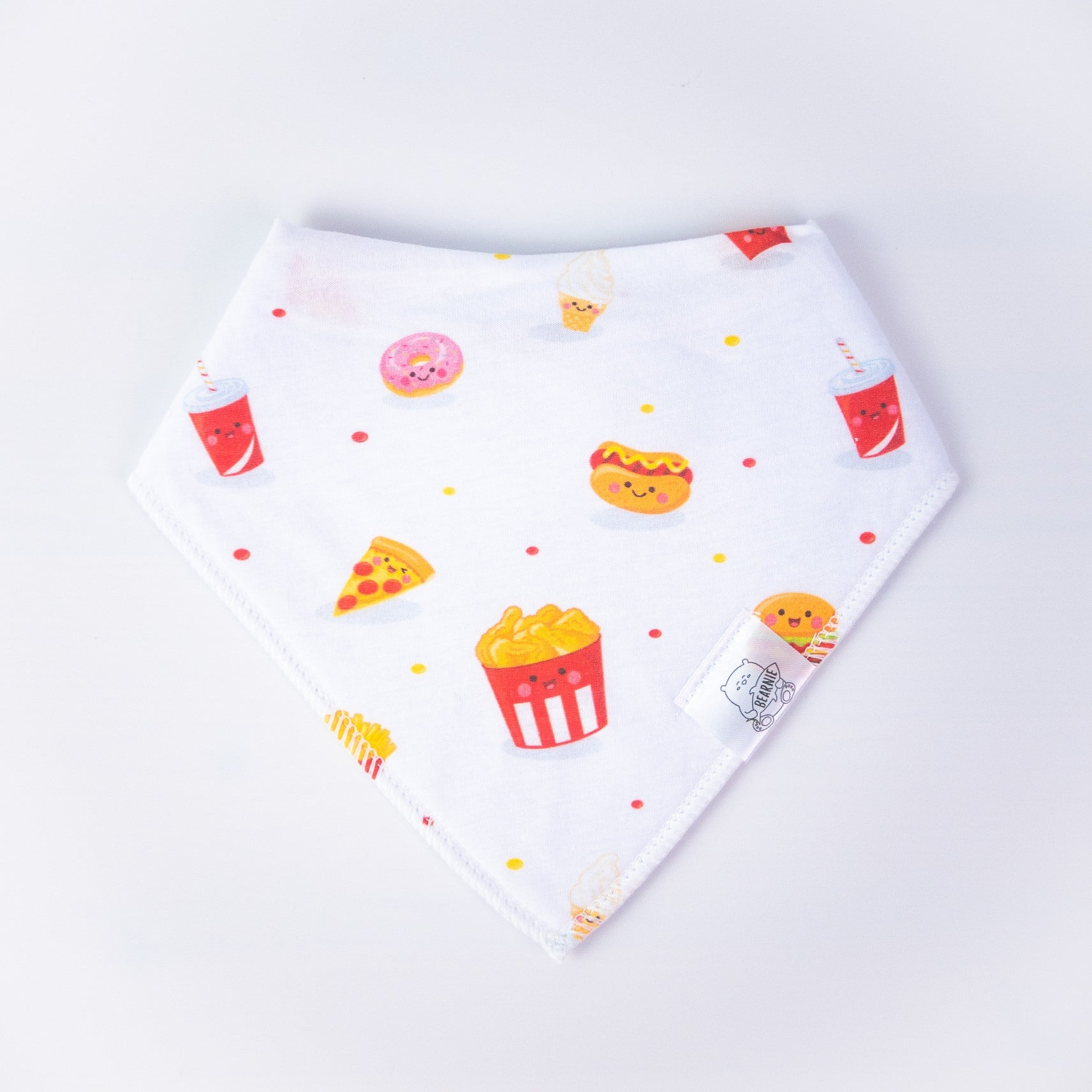 Bandana Drool Bib - Fastfood