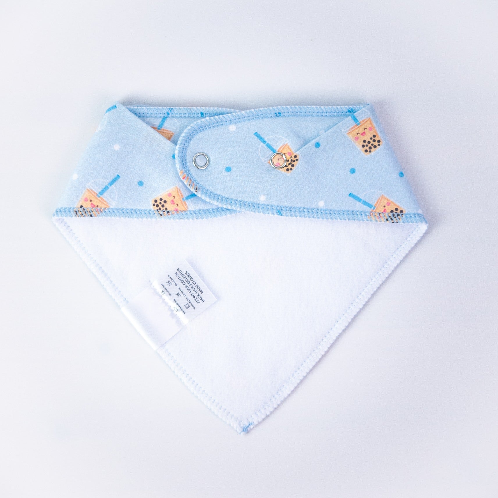 Bandana Drool Bib - Boba (Blue)