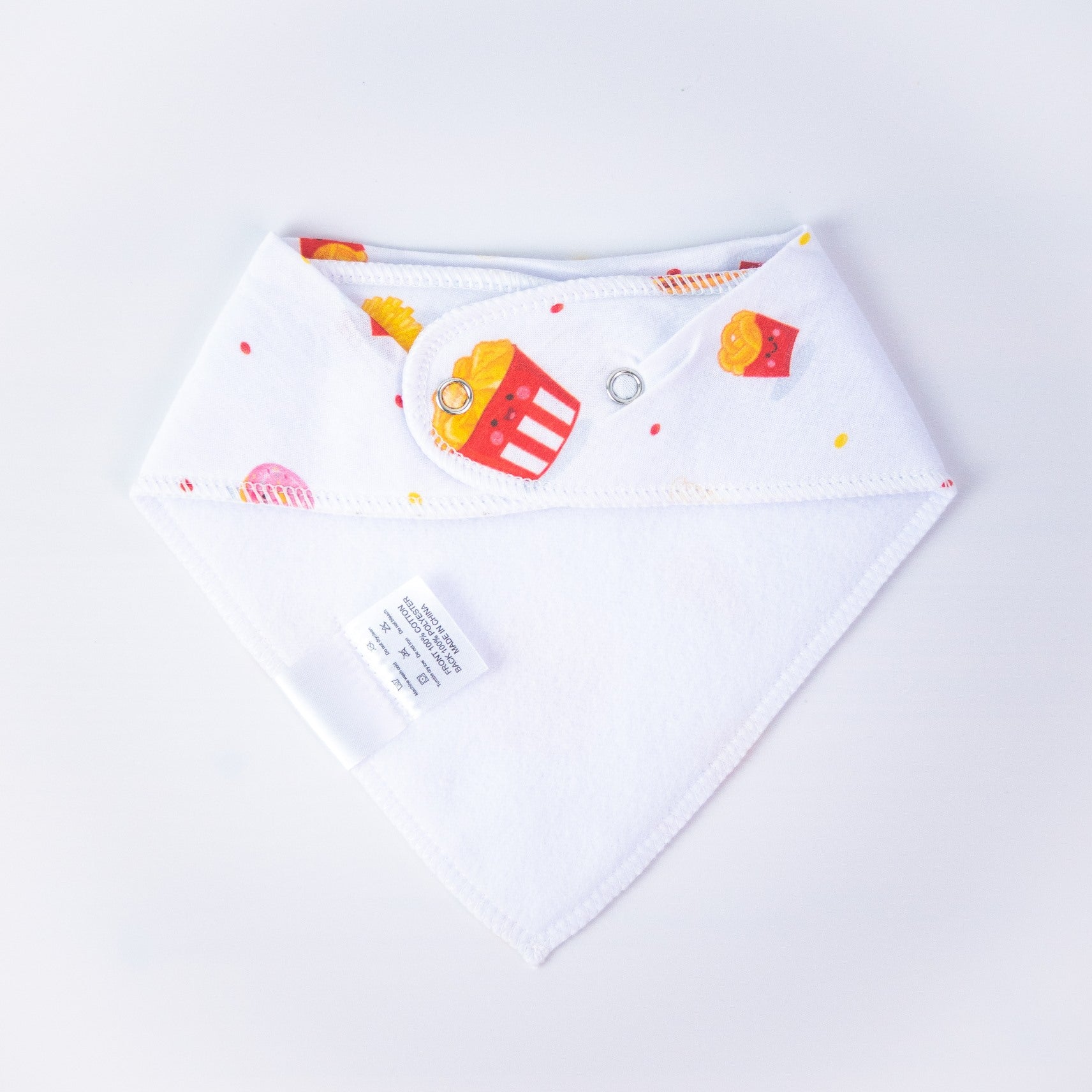 Bandana Drool Bib - Fastfood