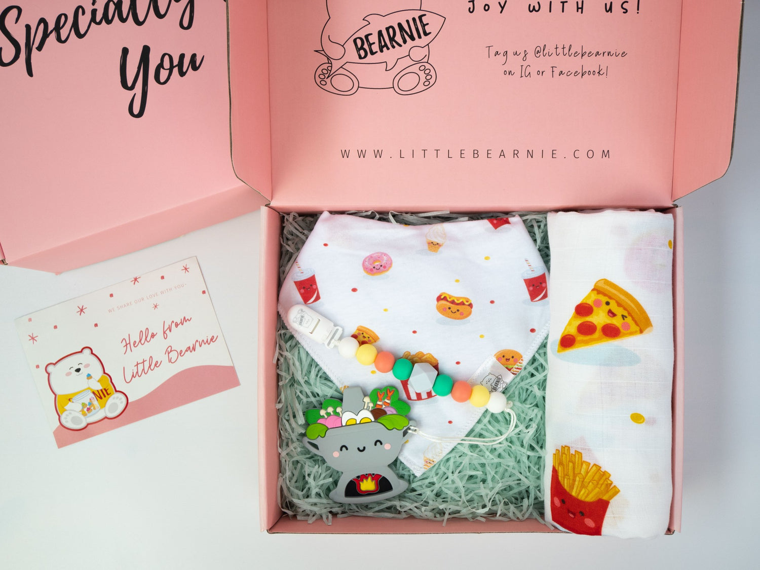 Hello Little One - Baby Premium Gift Set (Fastfood Series) - Little Bearnie 