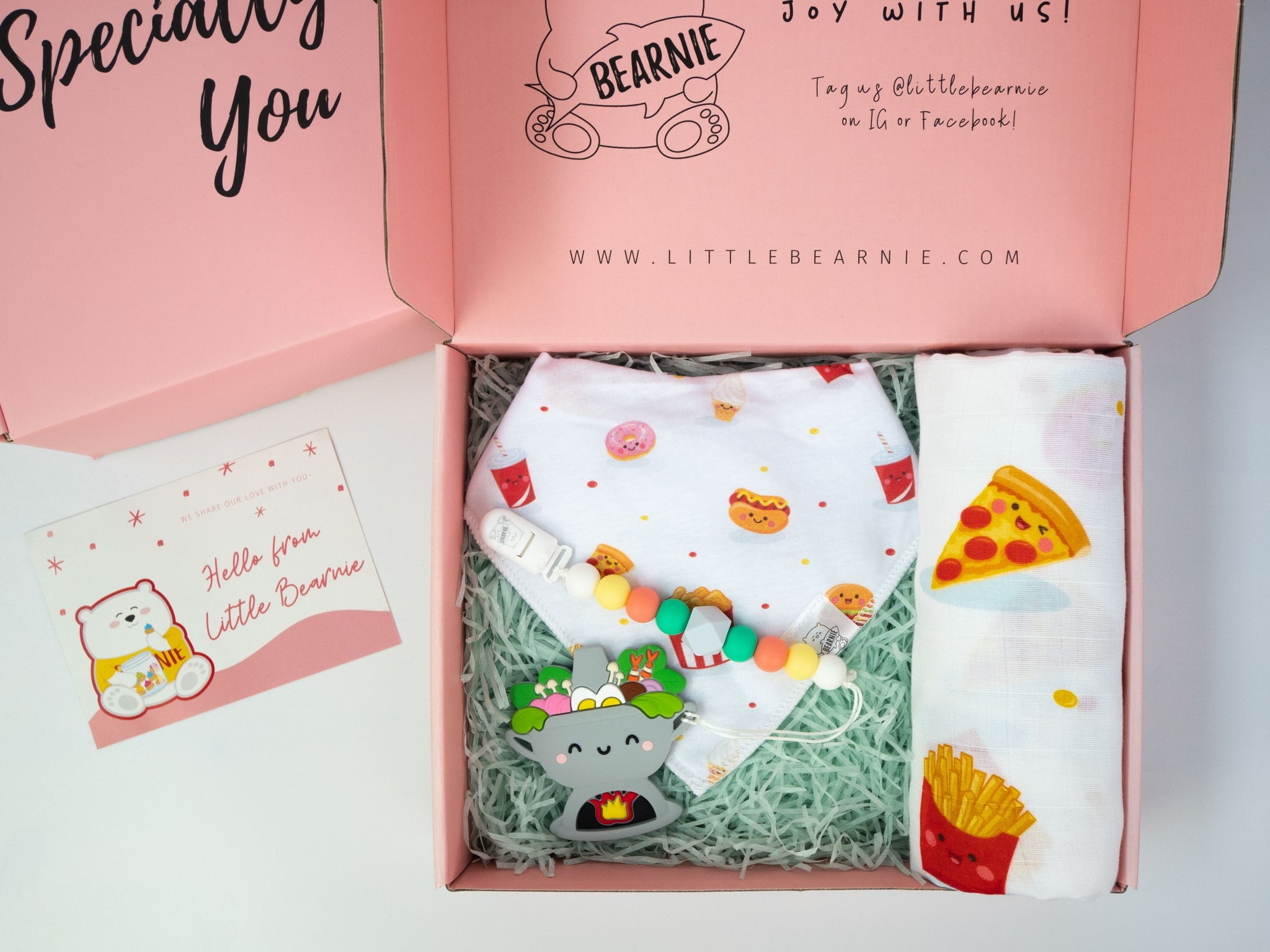 Hello Little One - Baby Premium Gift Set (Fastfood Series) - Little Bearnie 