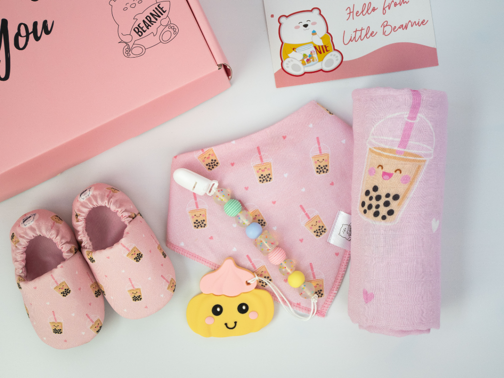 Hello Little One - Baby Luxe Gift Set (Boba Pink Series)