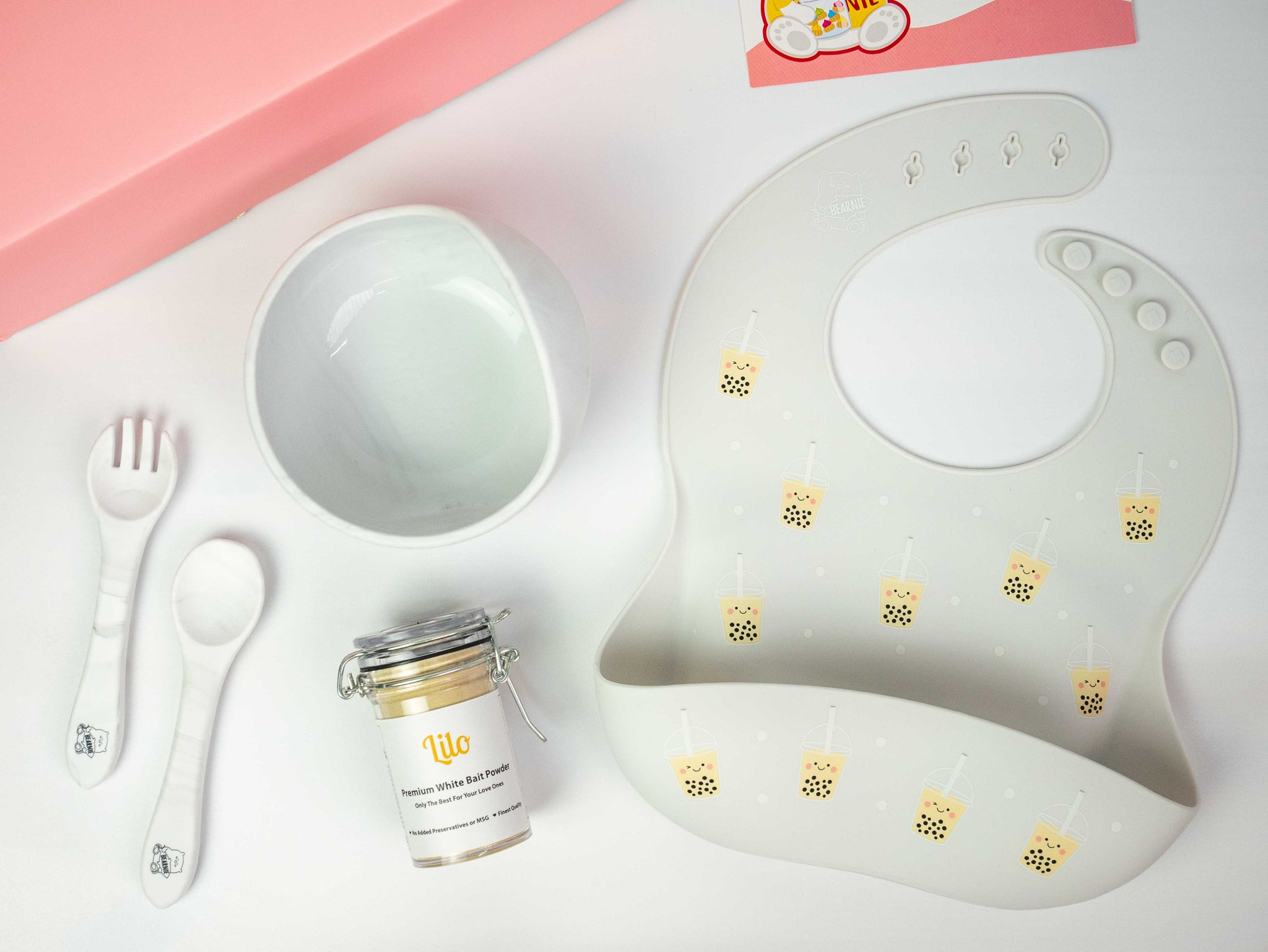 Yummylicious Baby Weaning Gift Set (Lilo White Bait Powder) - Little Bearnie 