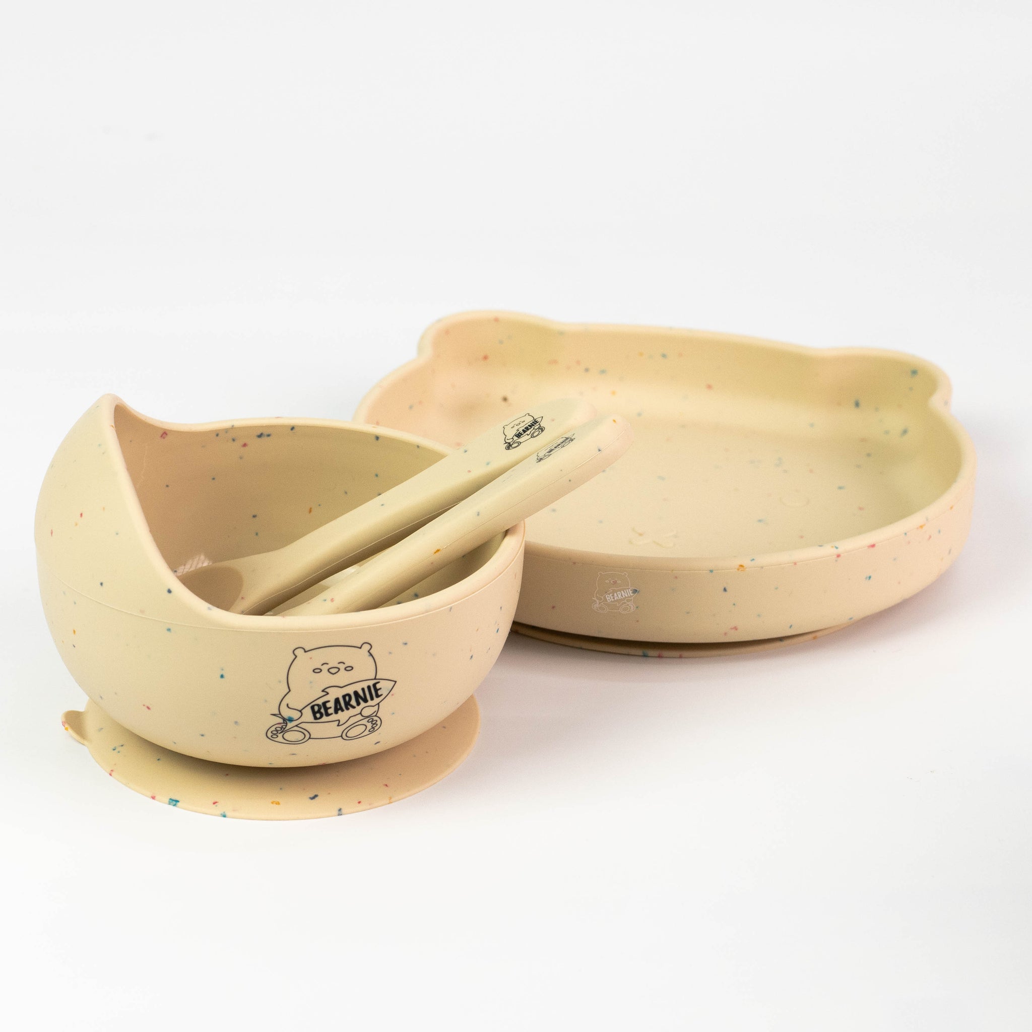 [Bundle] Grow with Bearnie Matching Bowl & Plate - Little Bearnie 