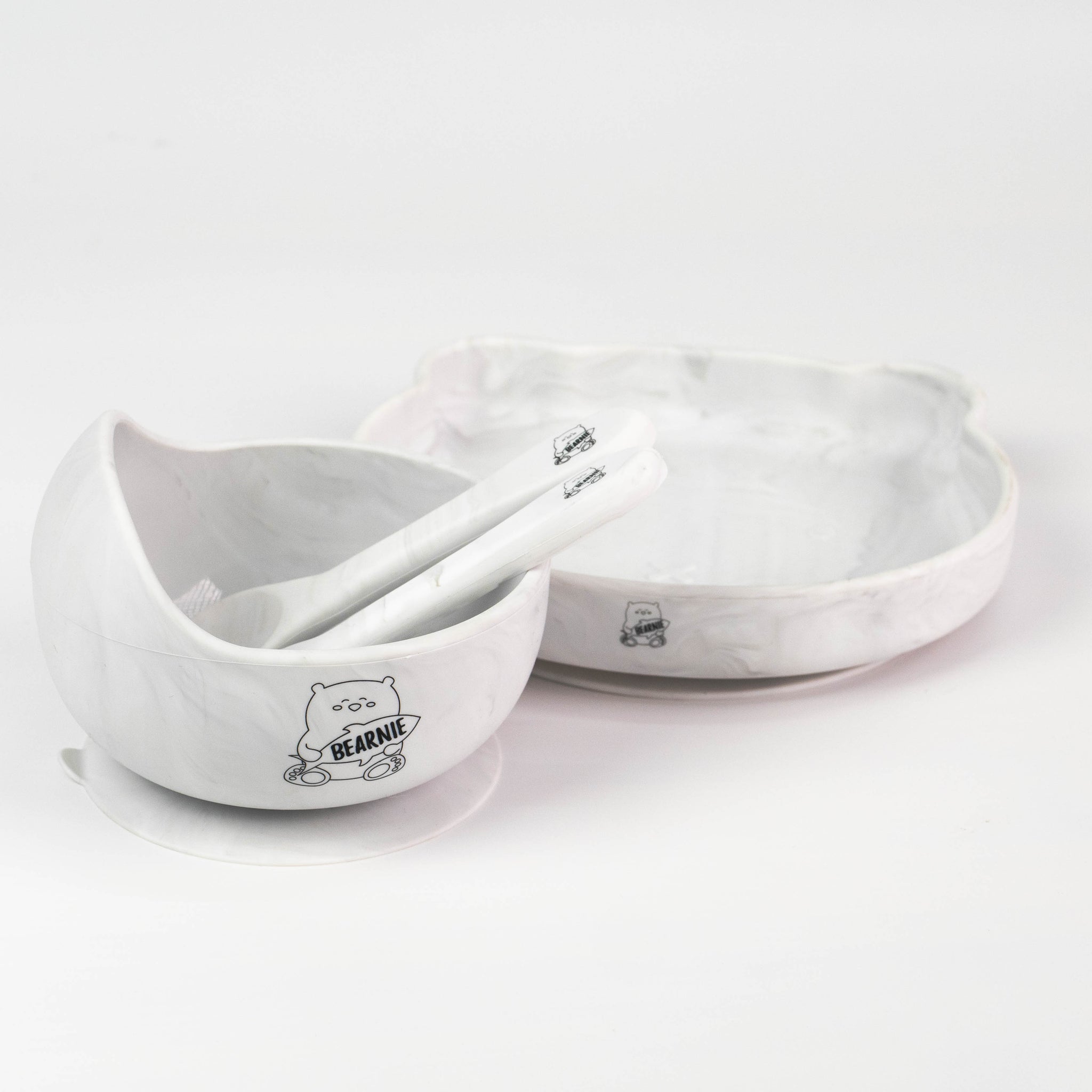 [Bundle] Grow with Bearnie Matching Bowl & Plate - Little Bearnie 