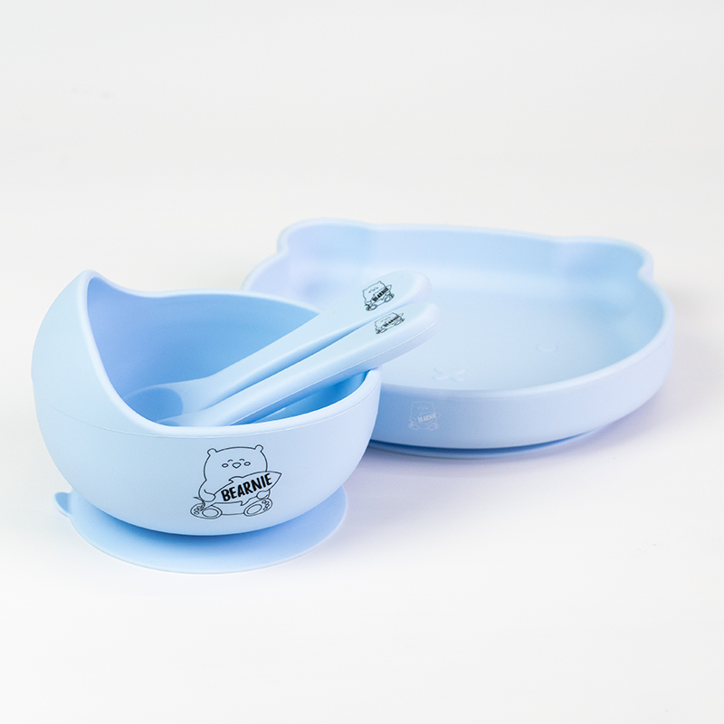 [Bundle] Grow with Bearnie Matching Bowl & Plate - Little Bearnie 