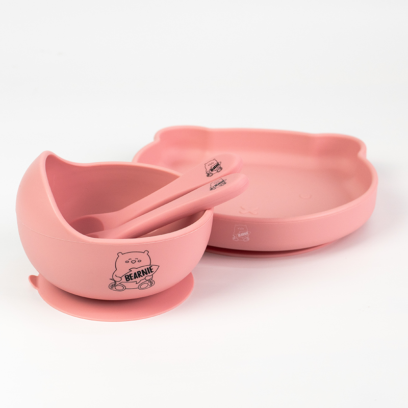 [Bundle] Grow with Bearnie Matching Bowl & Plate - Little Bearnie 