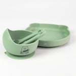 [Bundle] Grow with Bearnie Matching Bowl & Plate - Little Bearnie 