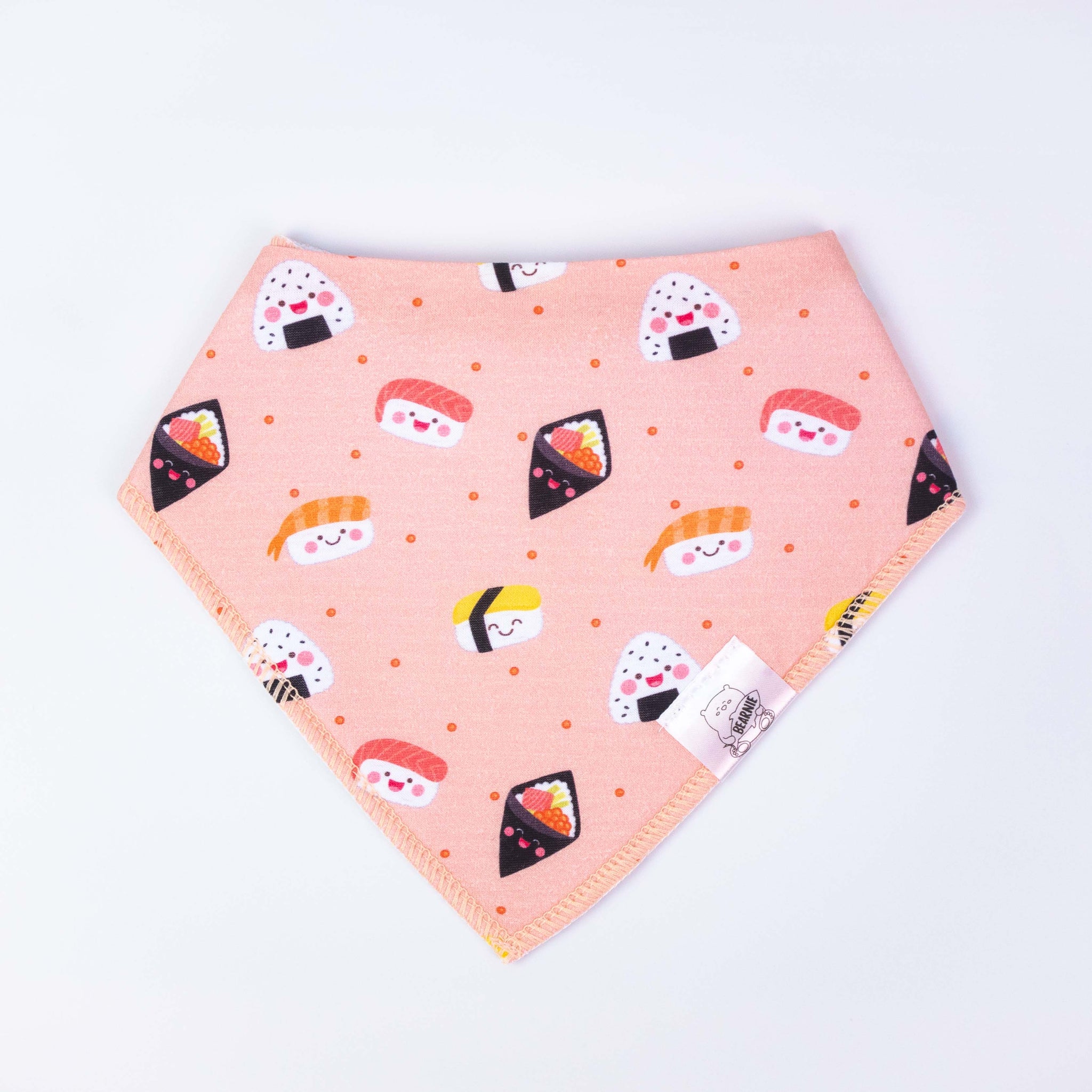 Bandana Drool Bib - Sushi Love