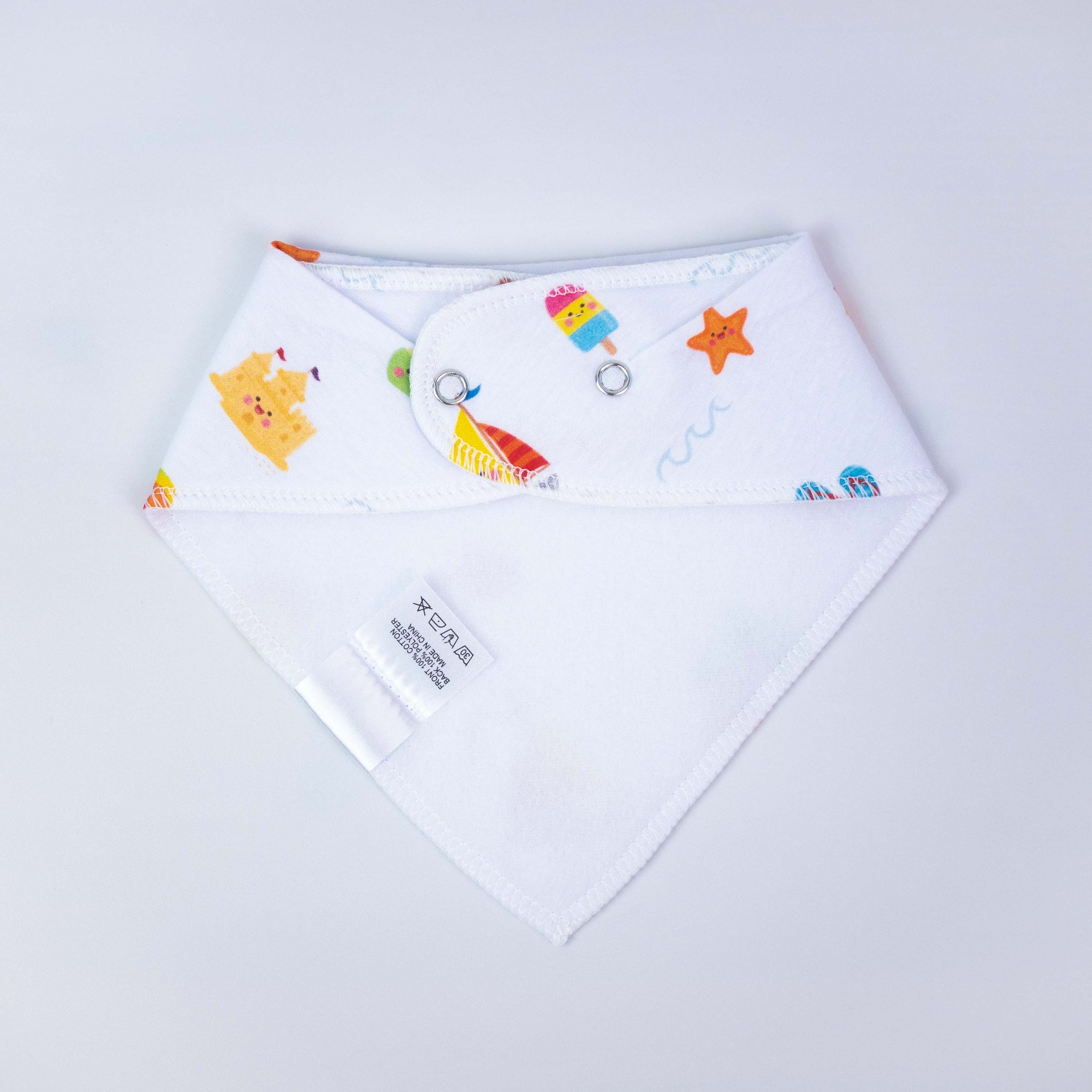 Bandana Drool Bib - Fun Beach Day - Little Bearnie 