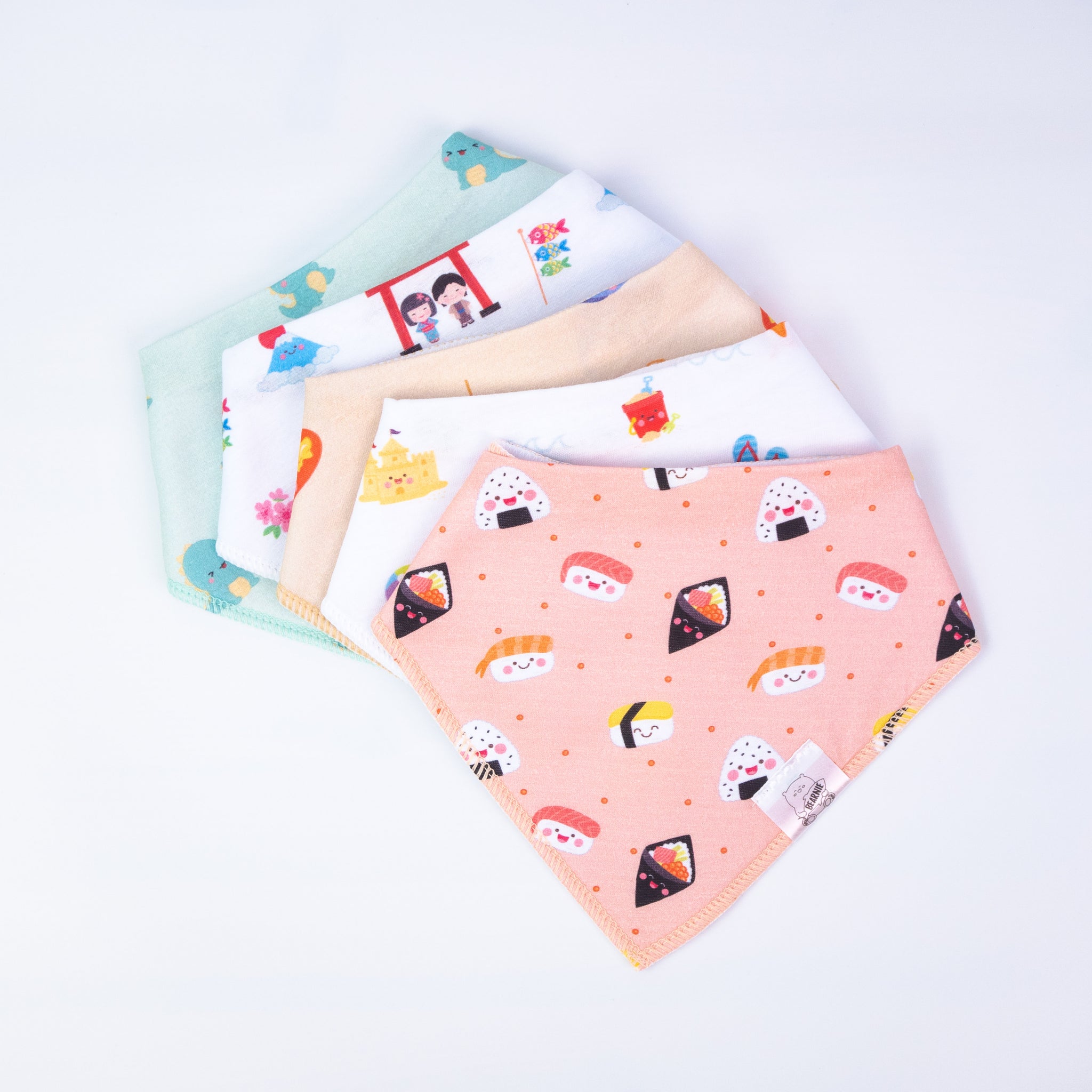 [Bundle of 3] Bandana Drool Bib - Mix & Match - Little Bearnie 