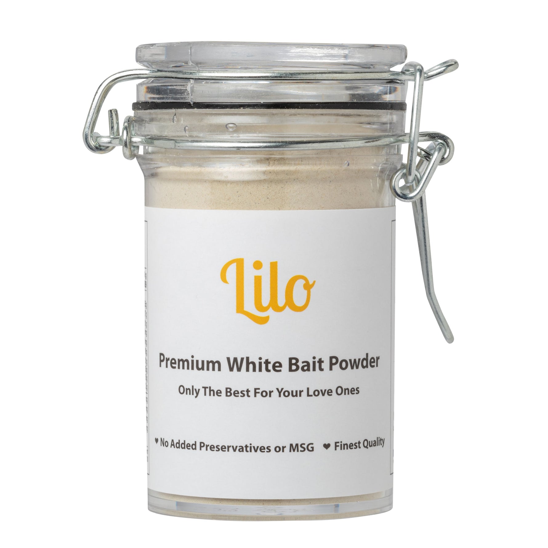 Lilo Premium White Bait Powder Bottle (50 Grams) - Little Bearnie 