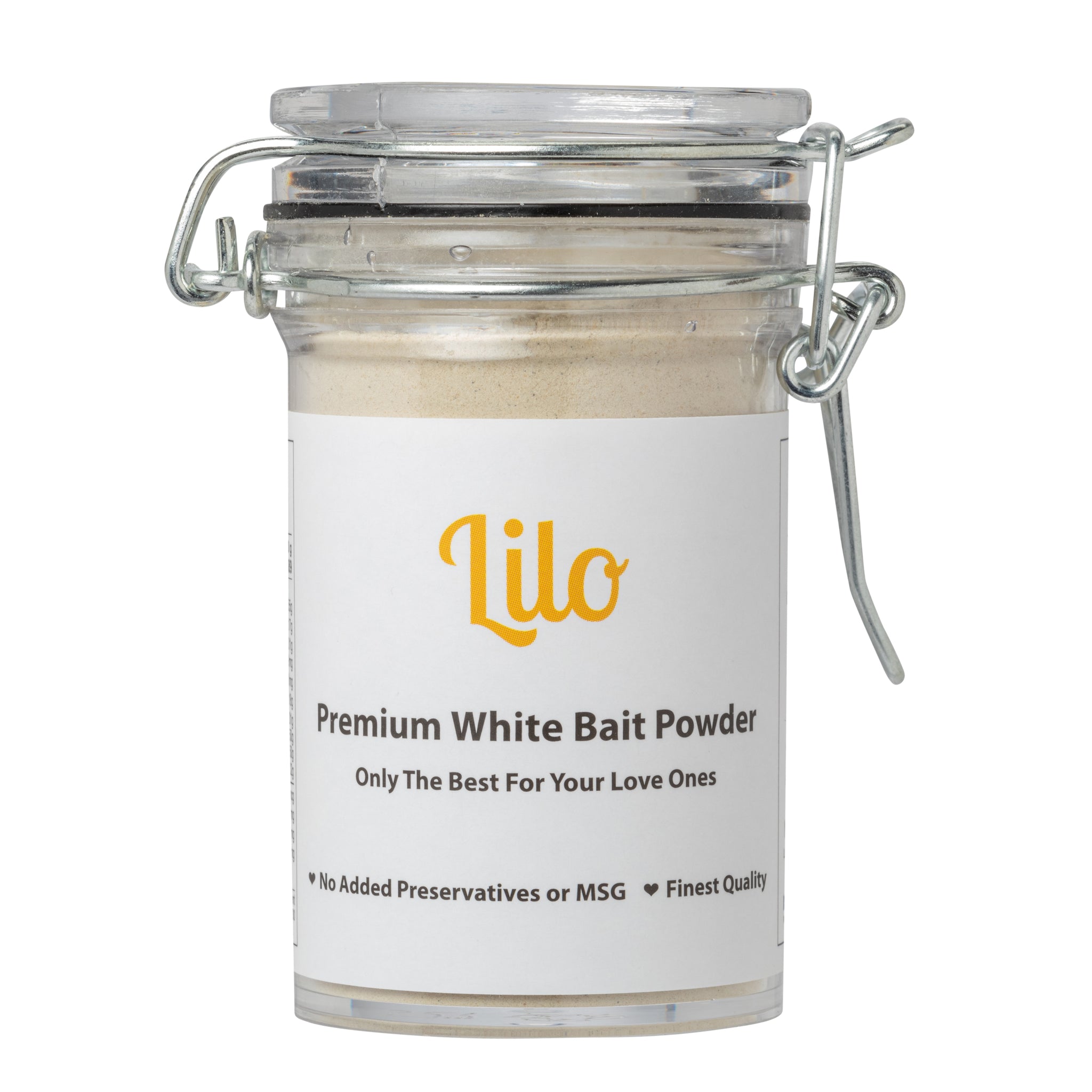 Lilo Premium White Bait Powder Bottle (50 Grams) - Little Bearnie 