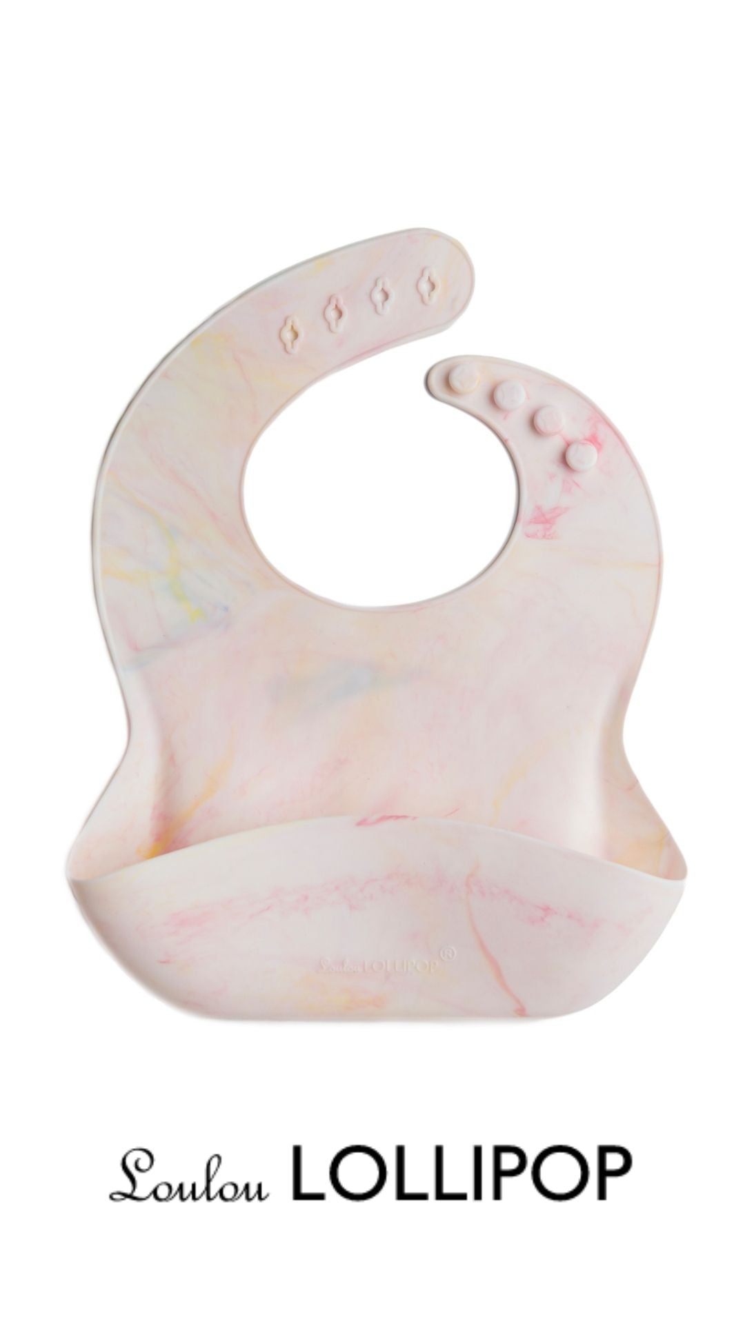 [SALE] Silicone Bib - Rainbow Tie Dye - Little Bearnie 