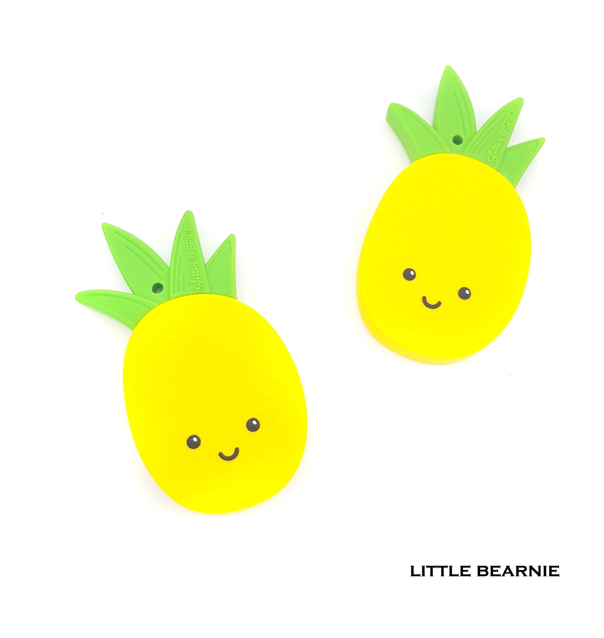Modern Baby Teether - Smiley Pineapple - Little Bearnie 