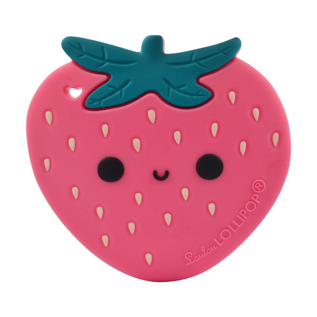 Modern Baby Teether - Cute Cute Strawberry