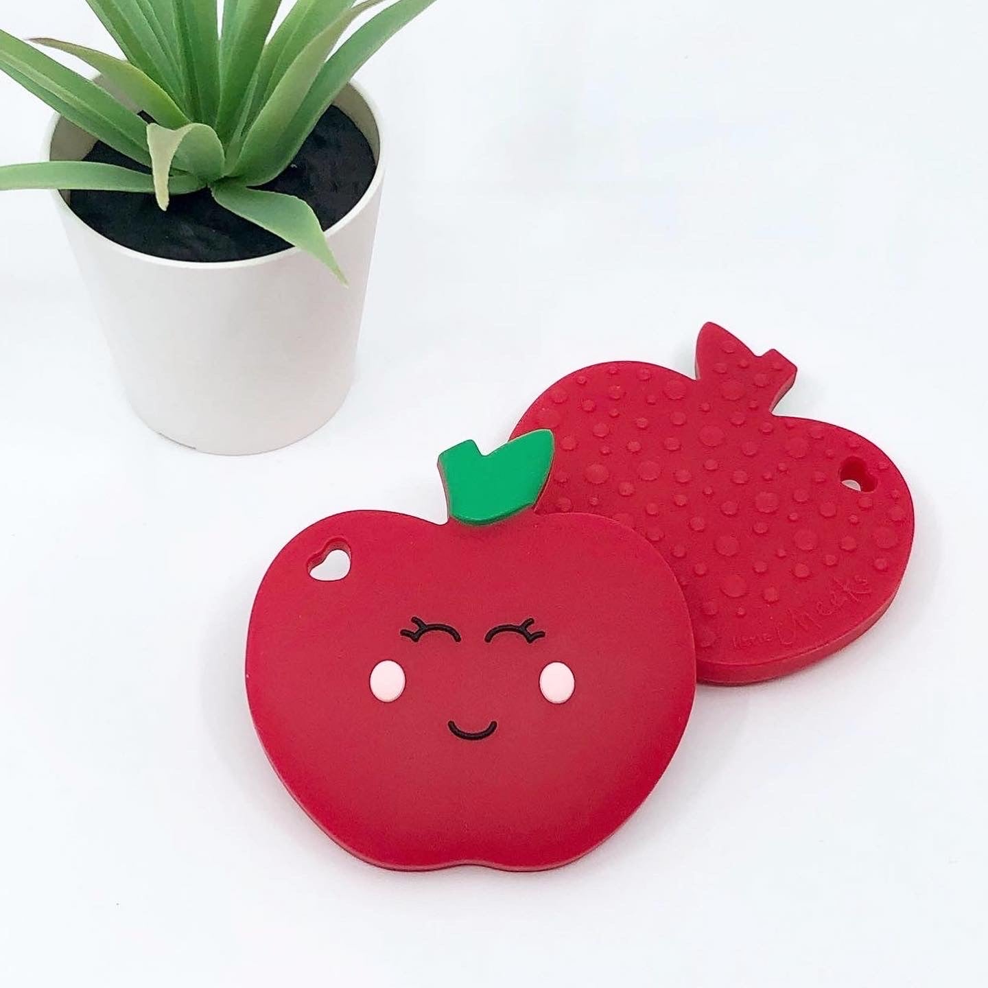 [SALE] Modern Baby Teether - Cheerful Apple
