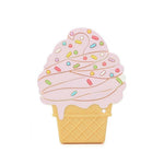 Modern Baby Teether - Swirl Icecream (Strawberry) - Little Bearnie 