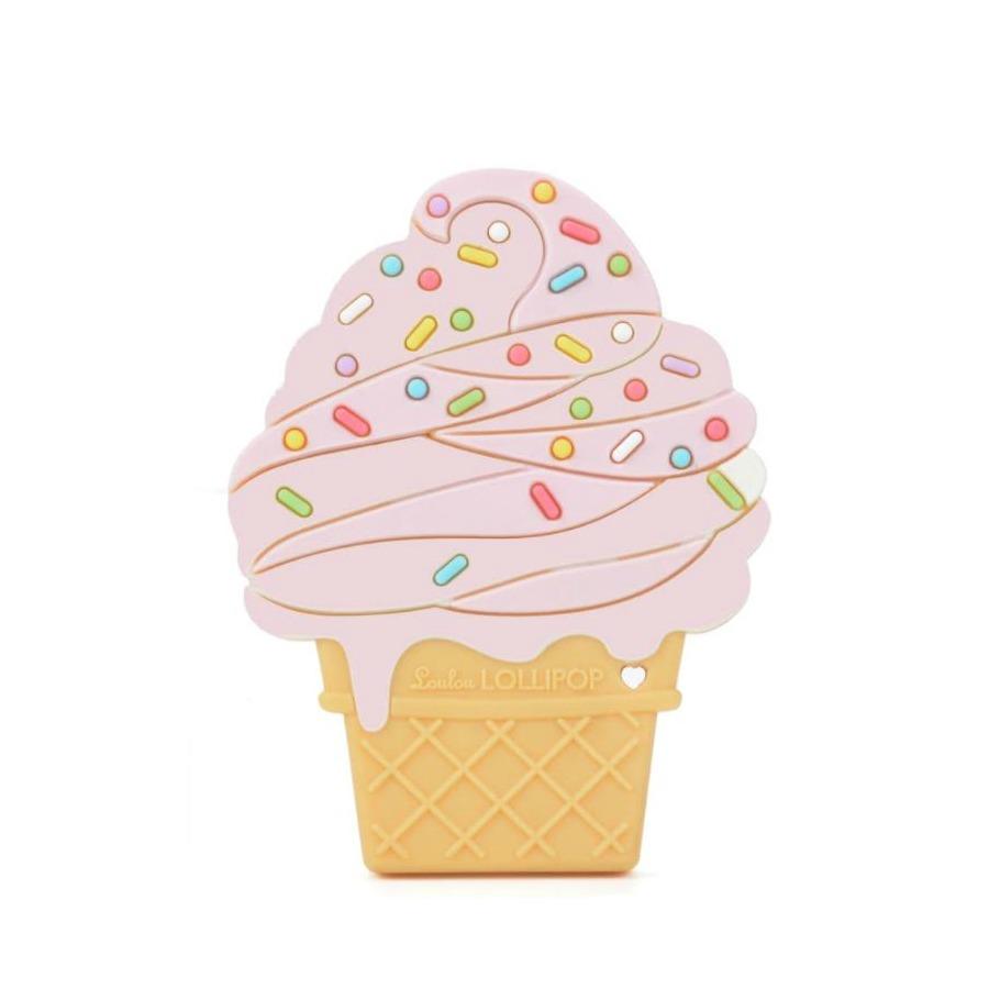 Modern Baby Teether - Swirl Icecream (Strawberry)